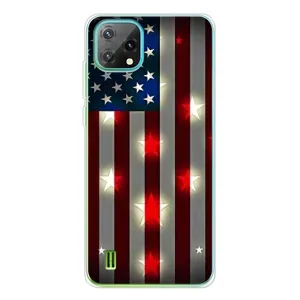 Чохол Прапор USA для Blackview Oscal C60 (Прапор США 2)