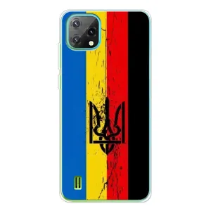 Чохли УПА (Червоно-Чорний) на Blackview Oscal C60 (Прапор УПА)