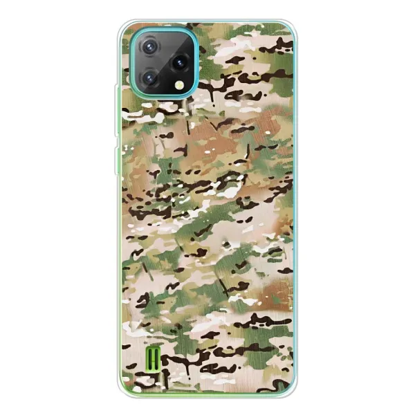 Чехол с рисунком «Камуфляжный» для Blackview Oscal C60 Чехол с рисунком «Камуфляжный» для Blackview Oscal C60