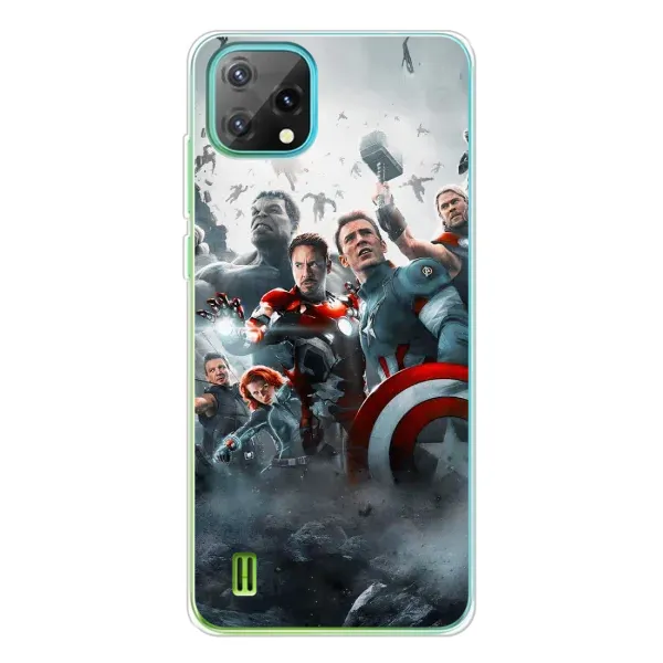 Чехол с рисунком «Команда марвел» для Blackview Oscal C60