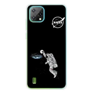 Силіконовый бампер з принтом "Наса" на Blackview Oscal C60 (Космонавт баскетболіст)