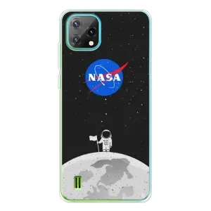 Силіконовый бампер з принтом "Наса" на Blackview Oscal C60 (Космонавт NASA)