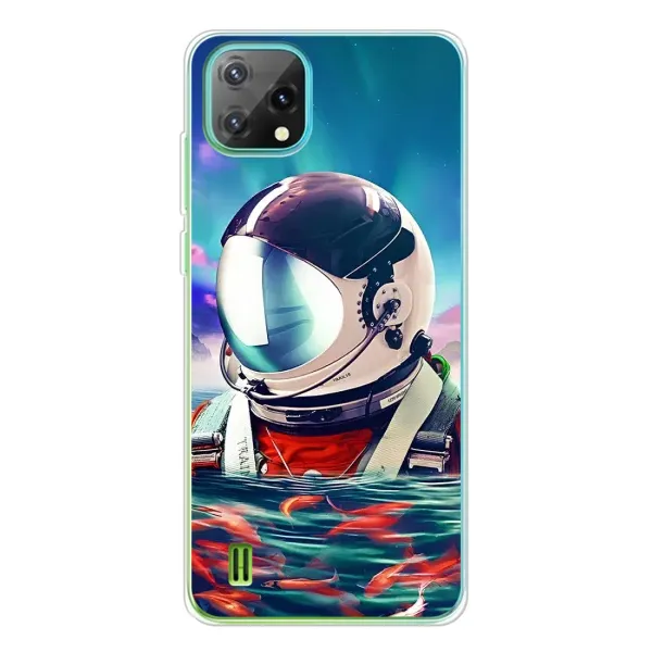 Чехол с рисунком «Космонавт в воде» для Blackview Oscal C60 Чехол с рисунком «Космонавт в воде» для Blackview Oscal C60