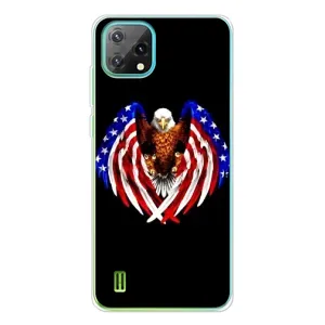 Чохол Прапор USA для Blackview Oscal C60 (Крила США)