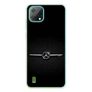 Силиконовый бампер с картинкой машины на Blackview Oscal C60 (Mercedes)
