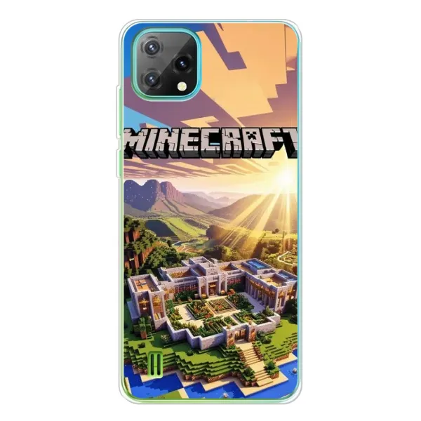 Чехол с рисунком «MINECRAFT» для Blackview Oscal C60