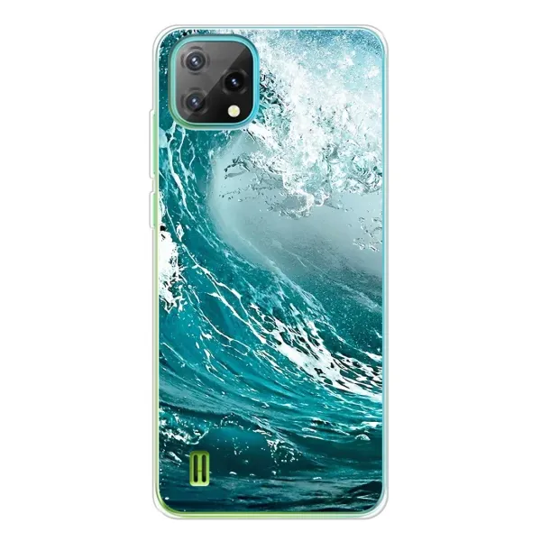 Чехол с рисунком «Морская волна» для Blackview Oscal C60
