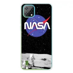 Силіконовый бампер з принтом "Наса" на Blackview Oscal C60 (Nasa на місяці)