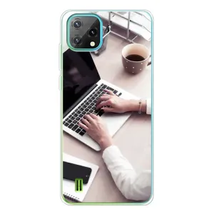 Силиконовый бампер (Работники) на Blackview Oscal C60