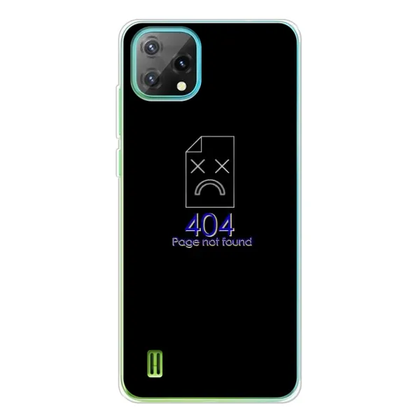 Чехол с рисунком «Ошибка 404» для Blackview Oscal C60 Чехол с рисунком «Ошибка 404» для Blackview Oscal C60