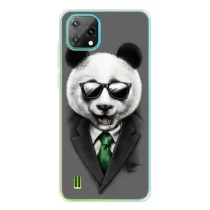 Чохли з Пандами на Blackview Oscal C60 (Панда в окулярах)