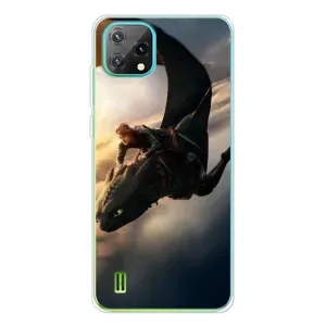 Чехол дракон Беззубик для Blackview Oscal C60 (Полет Беззубика)