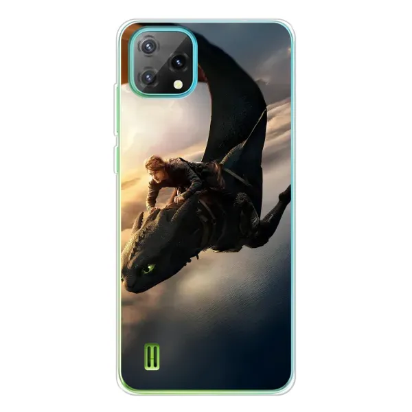 Чехол с рисунком «Полет Беззубика» для Blackview Oscal C60