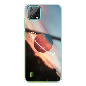 Чохол (ТПУ) з планетами на Blackview Oscal C60 (Сатурн)