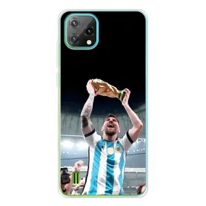 Чохли Лео Мессі Аргентина для Blackview Oscal C60 (Щасливий Мессі)