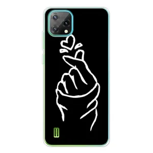 Чохол (Знак сердечка) для Blackview Oscal C60 (Сердечко на чорному)