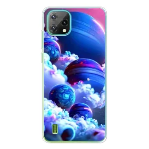 Чохли КОСМОС на Blackview Oscal C60 (Сині планети)