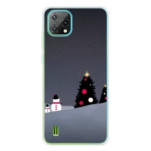 Чехлы на Новый Год Blackview Oscal C60 (Снеговички)