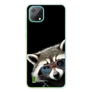 Силиконовый Чехол с Енотами на Blackview Oscal C60 (Стильный Енот)