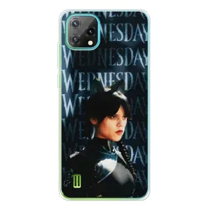 Чохол з картинкою Венсдей на Blackview Oscal C60 (Вендсдей з ушками)