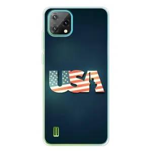 Чохол Прапор USA для Blackview Oscal C60 (USA)