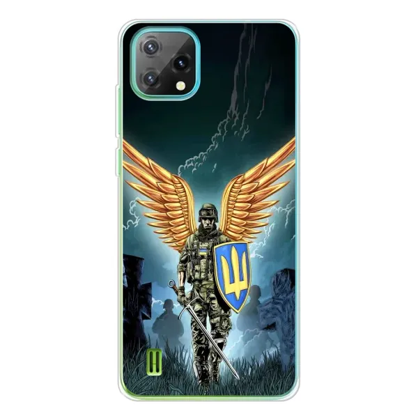Чехол с рисунком «ЗСУ з крильями» для Blackview Oscal C60