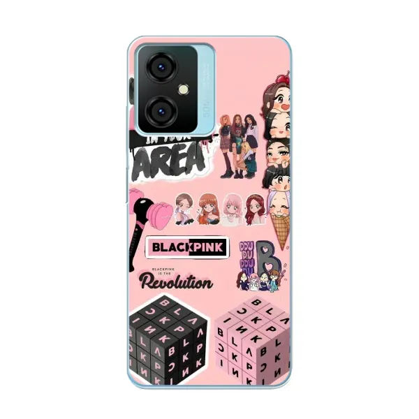 Чехол с рисунком «BLACK PINK коллаж» для Blackview Oscal C70 Чехол с рисунком «BLACK PINK коллаж» для Blackview Oscal C70
