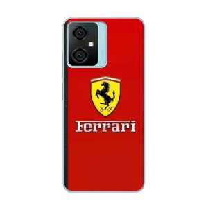 Силіконовий бампер з картинкою машини на Blackview Oscal C70 (Ferrari Logo)