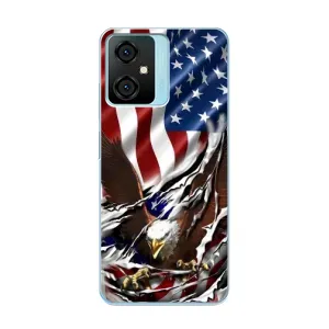Чехол Флаг USA для Blackview Oscal C70 (Флаг USA)