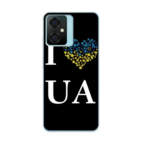 Чехол с рисунком «I Love UA» для Blackview Oscal C70 Чехол с рисунком «I Love UA» для Blackview Oscal C70