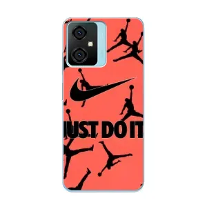 Силіконовый Чохол Nike Air Jordan на Блеквью Оскал С70 (Just Do It)