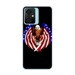 Чехол Флаг USA для Blackview Oscal C70 (Крылья США)
