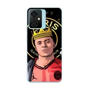Чехол (TPU) с Футболистом на Blackview Oscal C70 (Mbappe King)