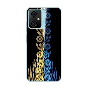 Силиконовый Чехол на Blackview Oscal C70 (Патриотическая вышиванка)