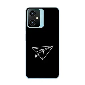Чохол з картинками на чорному фоні для Blackview Oscal C70 (Літак)