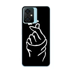 Чохол (Знак сердечка) для Blackview Oscal C70 (Сердечко на чорному)