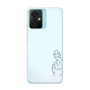 Чохол (Знак сердечка) для Blackview Oscal C70 (Сердечко на блакитному)