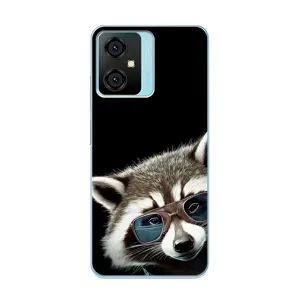 Силиконовый Чехол с Енотами на Blackview Oscal C70 (Стильный Енот)