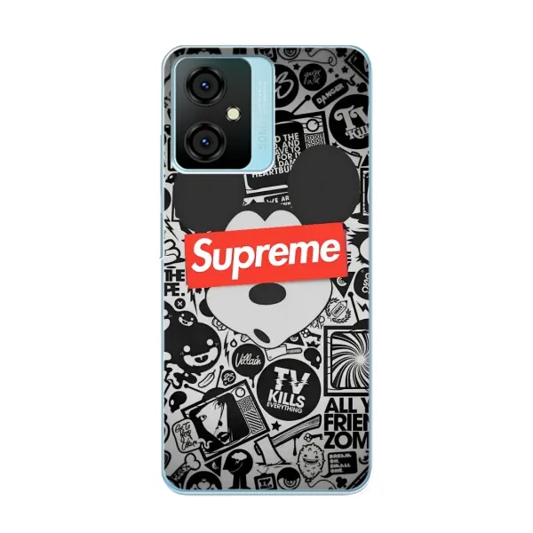Чехол с рисунком «Supreme Маус» для Blackview Oscal C70 Чехол с рисунком «Supreme Маус» для Blackview Oscal C70