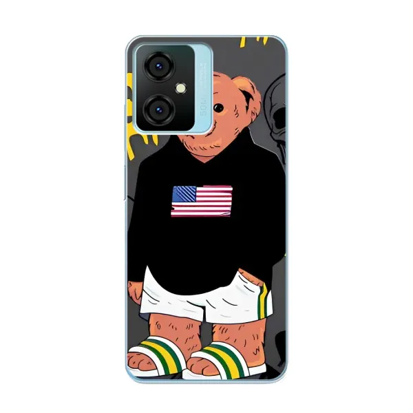 Чехол с рисунком «Teddy USA» для Blackview Oscal C70 Чехол с рисунком «Teddy USA» для Blackview Oscal C70