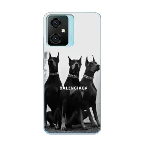Чехол ДОБЕРМАН для Blackview Oscal C70 (Три добермана)