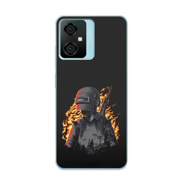 Чехол с рисунком «В огне» для Blackview Oscal C70