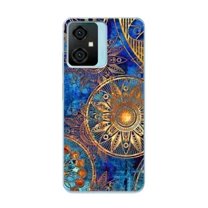 Чохли з сенсом на Blackview Oscal C70 (Золоті узори)