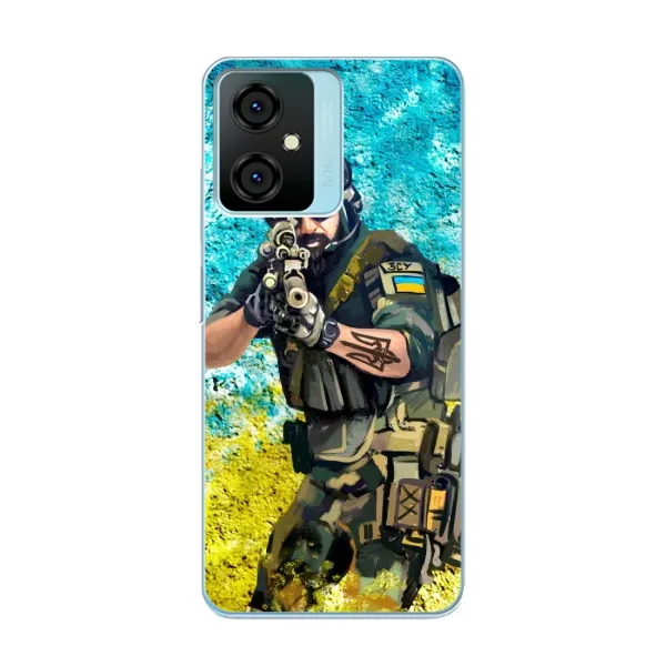Чехол с рисунком «ЗСУ Воин» для Blackview Oscal C70 Чехол с рисунком «ЗСУ Воин» для Blackview Oscal C70