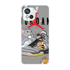 Силиконовый Чехол Nike Air Jordan на Блеквью Оскал С80 (Air Jordan)