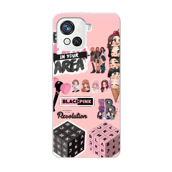 Чехол с рисунком «BLACK PINK коллаж» для Blackview Oscal C80 Чехол с рисунком «BLACK PINK коллаж» для Blackview Oscal C80