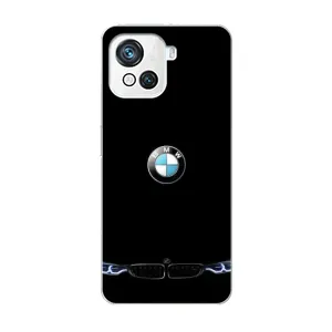 Силіконовий бампер з картинкою машини на Blackview Oscal C80 (Чорний BMW)