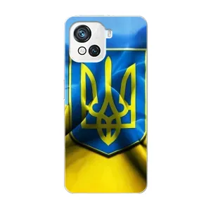 Чохол з картинкою (Патріотичний ГЕРБ) на Blackview Oscal C80 (Герб і Прапор України)