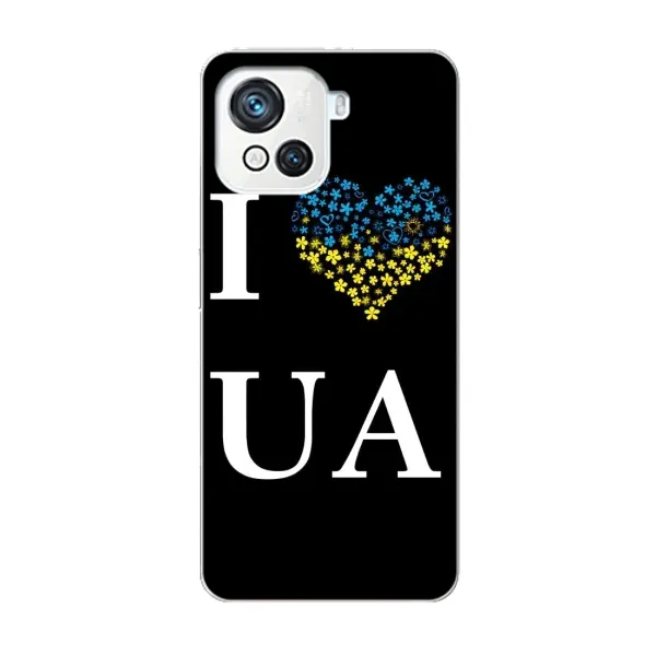 Чехол с рисунком «I Love UA» для Blackview Oscal C80 Чехол с рисунком «I Love UA» для Blackview Oscal C80