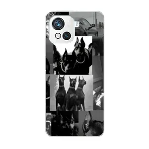 Чехол ДОБЕРМАН для Blackview Oscal C80 (Коллаж Доберман)